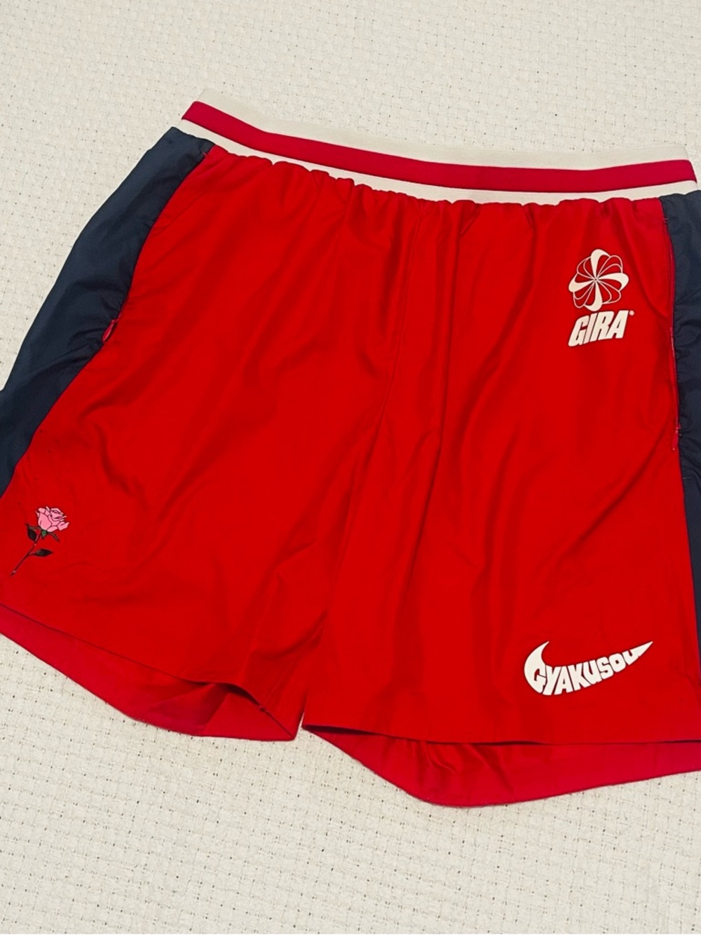Nike x Undercover Gyakusou Utility Shorts Sport Red/Thunder Blue Colorway Size L